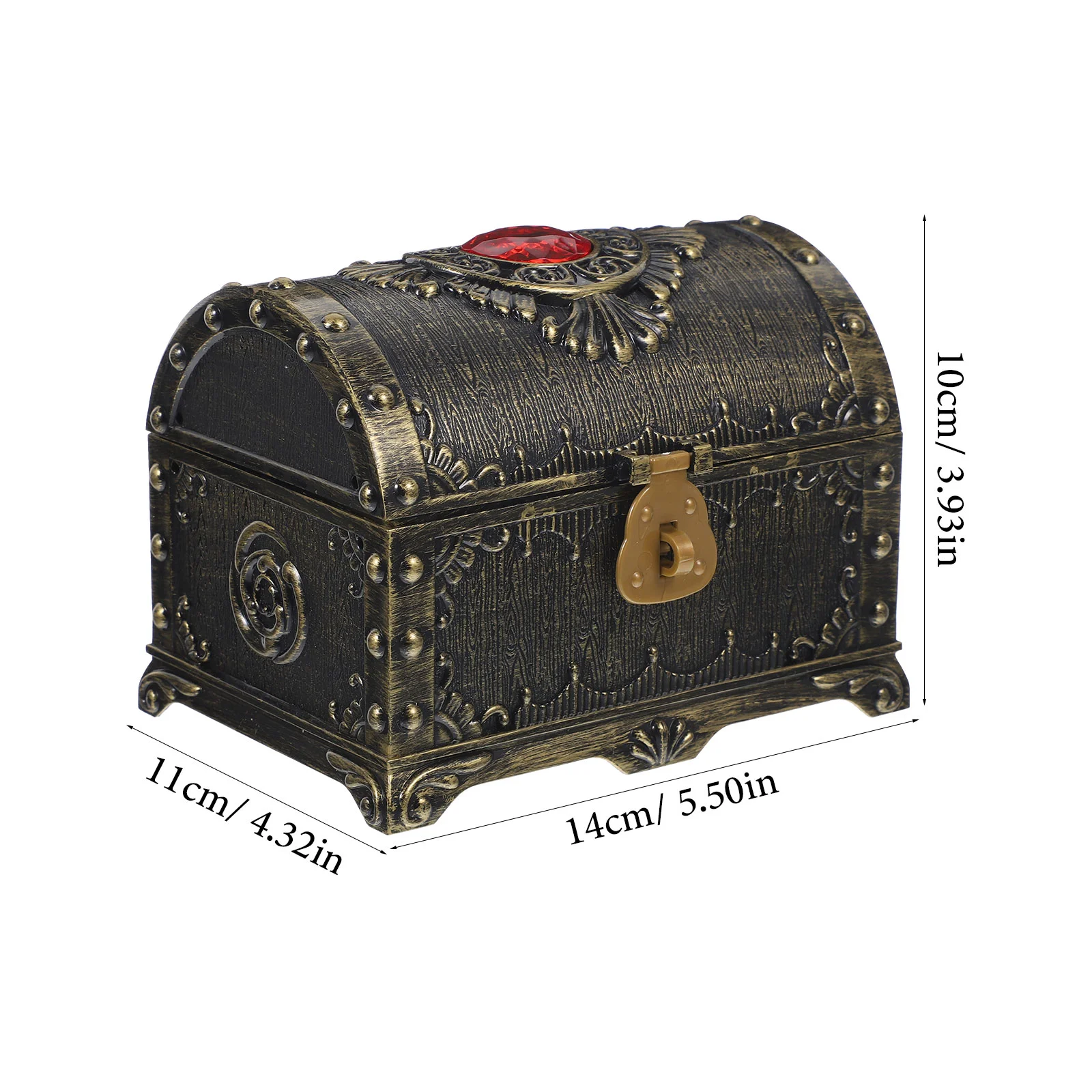 Винтажная деревянная коробка для хранения денег Декоративная копилка монет