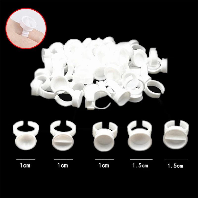 

100pcs Microblading Tattoo Ink Cup Cap Pigment Silicone Ink Holder Container for Eyebrow Permanent Makeup Tatoo Accessories