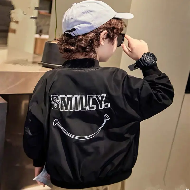 

Boys Jackets Autumn New Children's Spring 6 Outerwear Tops Western Trendy Baby Zipper Shirts 10 Kids Clothes 2 8 To 12 Years Old