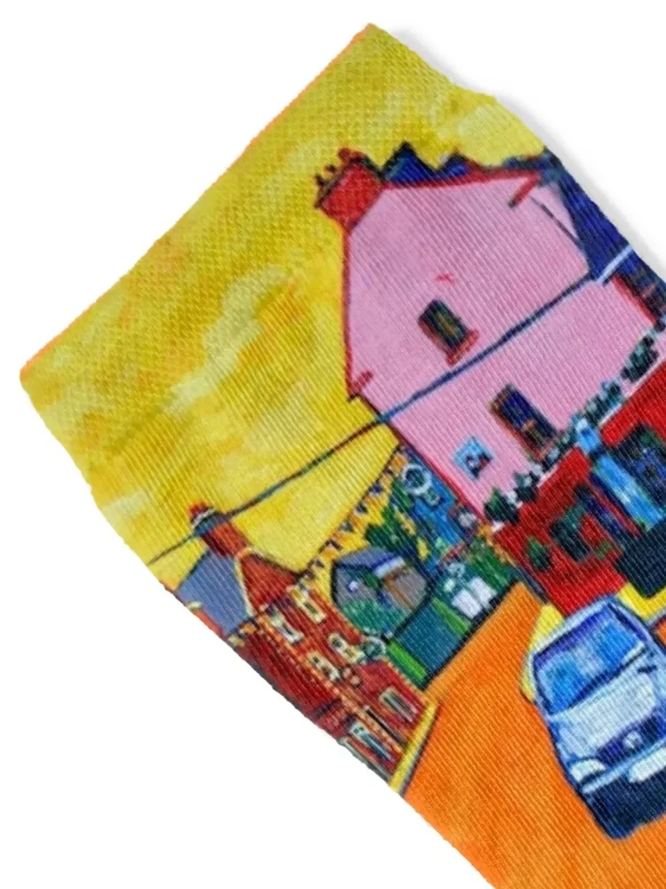 Kinvara County Galway ирландские носки модные яркие подвязки забавные подарочные для