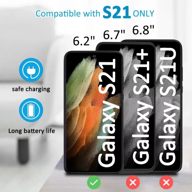Чехол-зарядное устройство емкостью 10000 мАч для Samsung Galaxy S10 S20 S21 S22 + Plus Ultra Note 10 20 8 9 Портативная крышка аккумулятора Power Bank (art.: 3920cc59d30f0) - 3920cc59d30f0