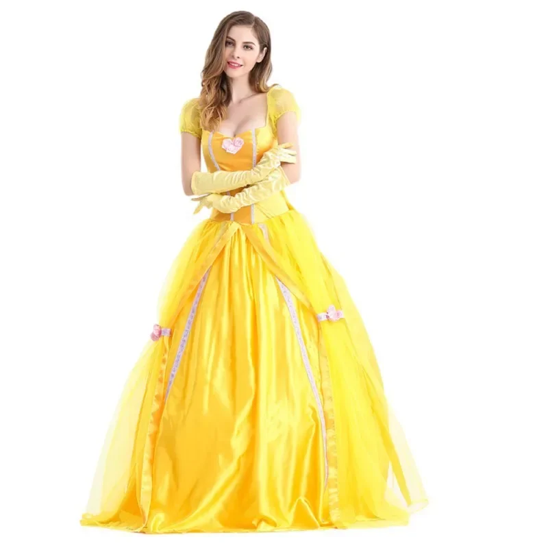 Карнавальный костюм принцессы персикового цвета на Хэллоуин наряд супер брата