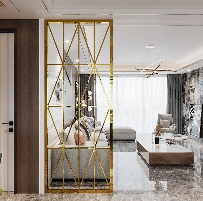 

SUS 304 201 High quality stainless steel partition wall office glass divider screen partition