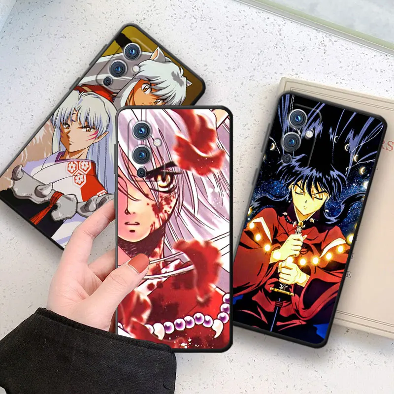 

Anime Inuyasha Phone Case For OnePlus 10 9 RT R 8 7 6 T Pro 5G Nord 2 N10 N100 CE CE2 N20 N200 Black Cover