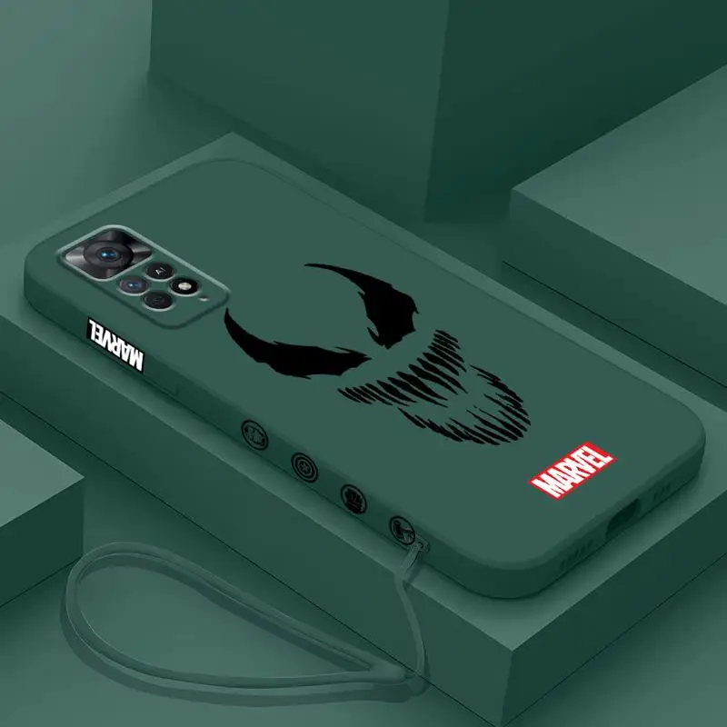 Чехол для телефона с логотипом Marvel Avengers Hero Redmi Note 9 10 Pro 8 9S 7 9T 12S 11S 11 10T 12 Plus