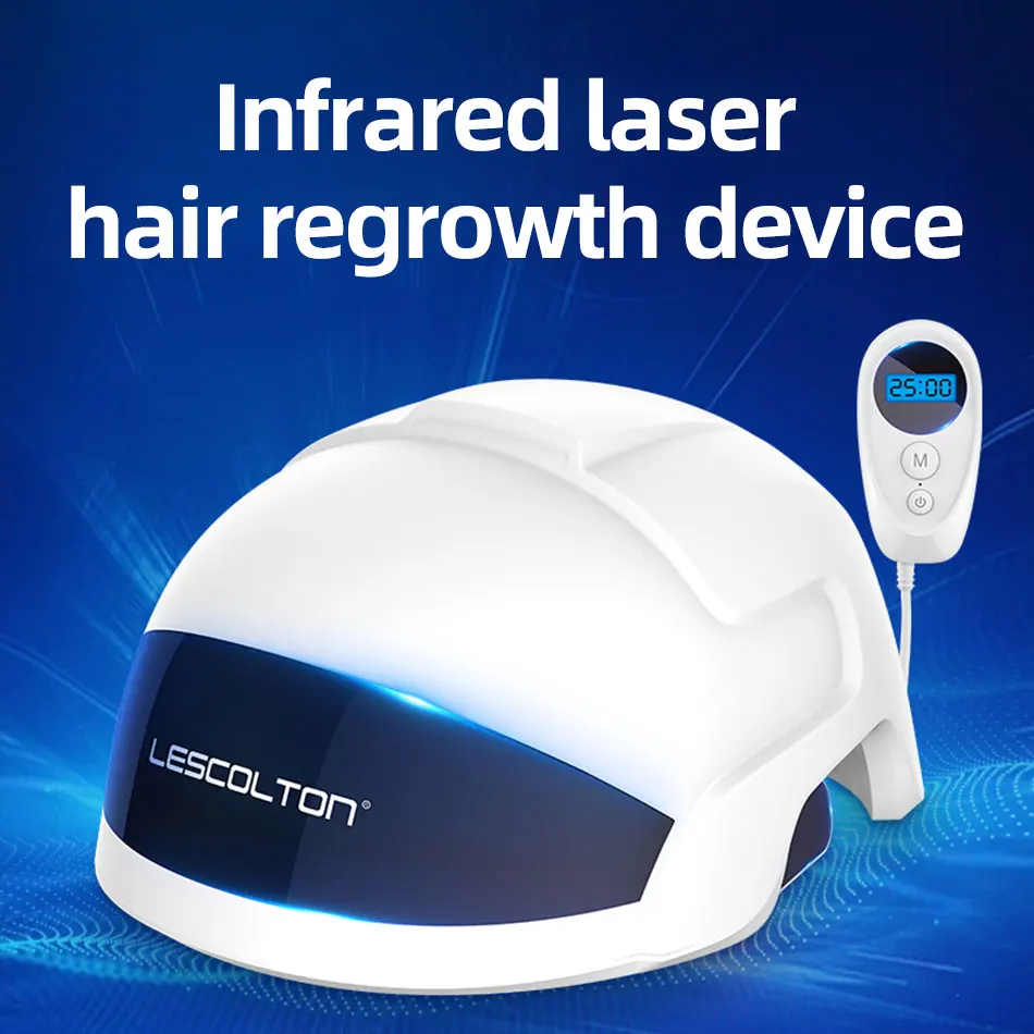 

Lescolton Infrared Hair Regrowth Helmet Anti Hair Loss Treatment Hair Growth Cap Promote Hair Fast Regrow Laser Therapy Device