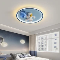childrens room ceiling lights boy bedroom light space astronaut cartoon creative eye protection led modern minimalist room