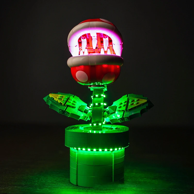 Комплект светодиодных фонарей сделай сам для LEGO Flower 71426 Piranha Plant (только