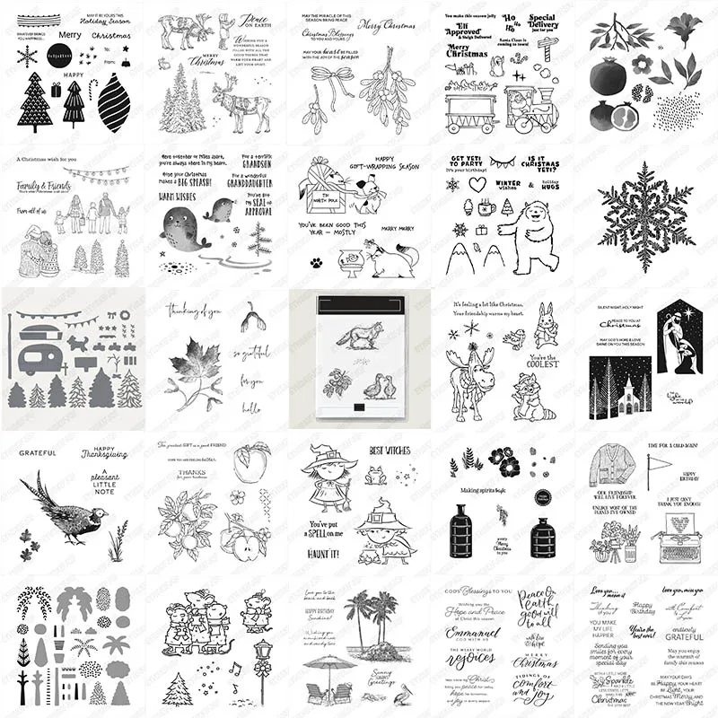 

Animal Flower Leaf Stamps Scrapbook Diary Decoration Embossing Cut Dies Template DIY Greeting Card Handmade 2022