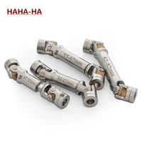 stainless steel drive shaft universal joint 45 80mm for 114 tamiya rc tractor truck model car upgrade parts