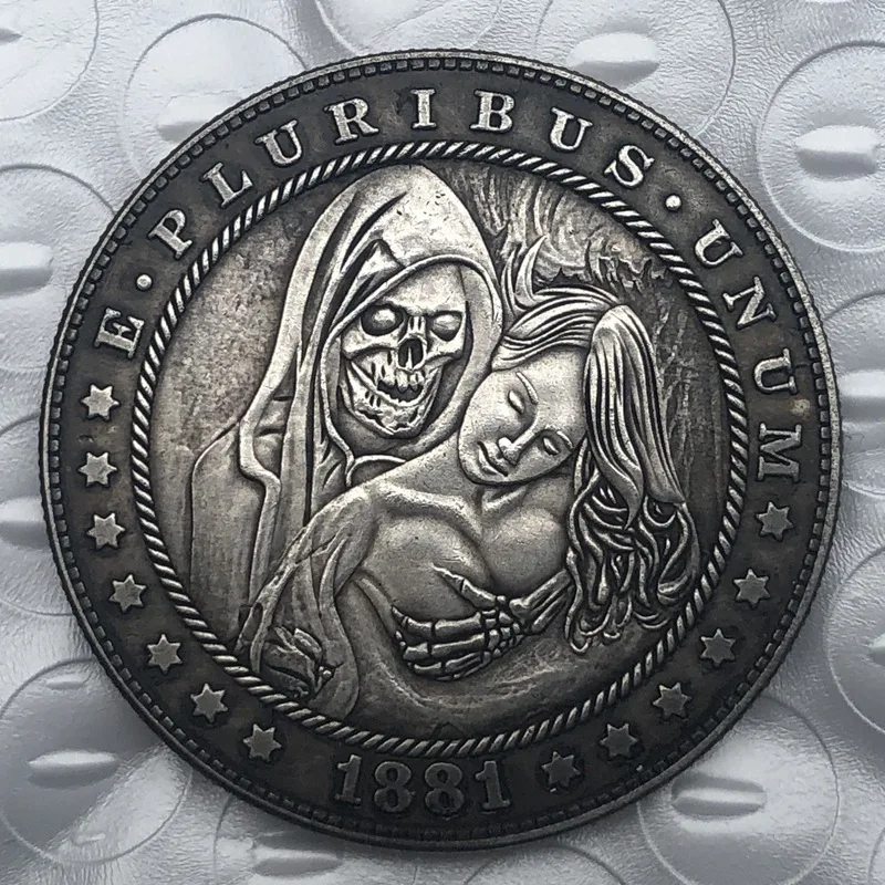 

1881 American Morgan Hobo Coin Commemorative Collection Coin Gift Lucky Challenge Coin