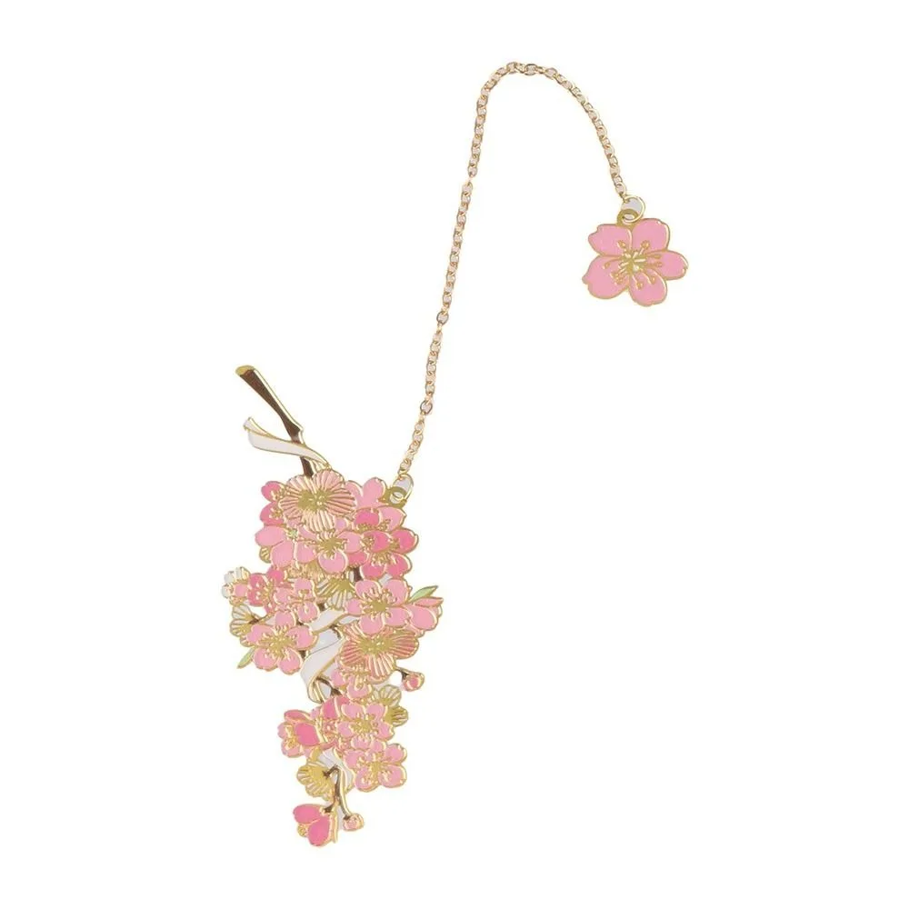 

Teachers Tassels Gift Box Metal School Supplier Bookmark Sakura Reading Crafts Book Clip