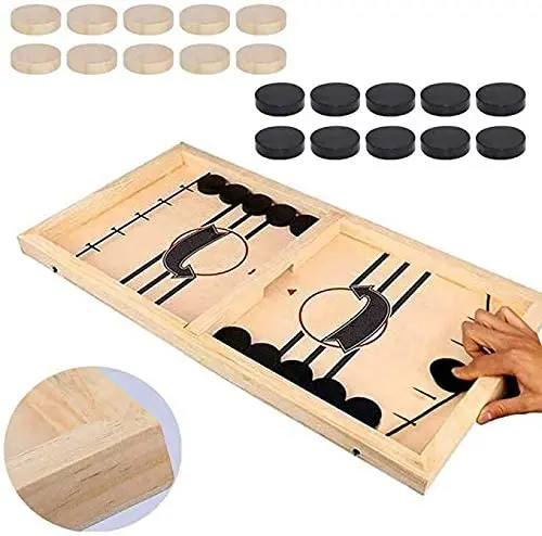 Fast Sling Puck Game Paced  Table Desktop Battle Games Winner Board Games Toys for Adults Parent-Child Interactive Chess Toys