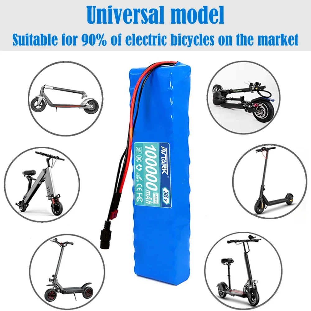 36V100Ah 10S3P 18650 Литиевый аккумулятор 600 Вт 42 В для Xiaomi M365 Pro Ebike Велосипедный скутер