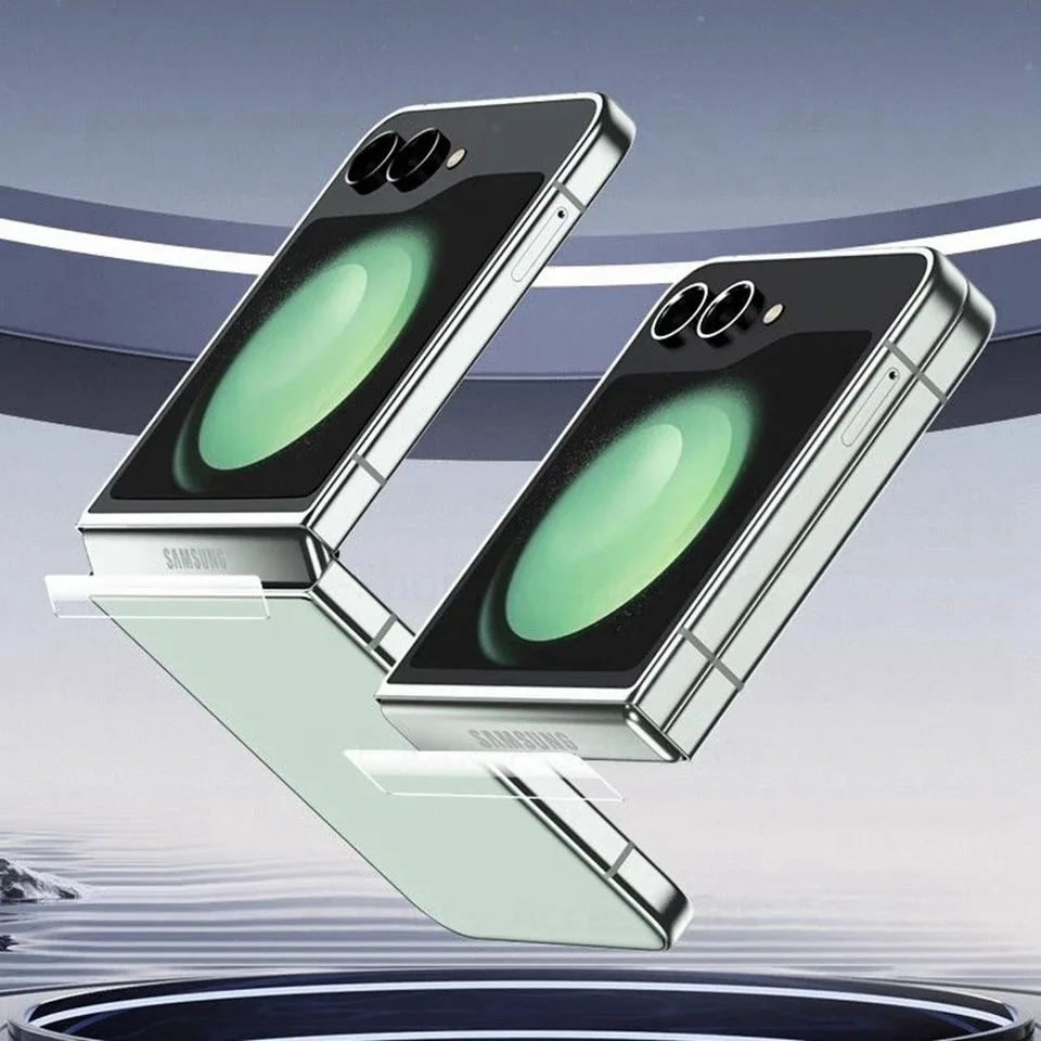 

For Samsung Galaxy Z Flip5 Z Flip 4 3 Anti-Scratch Protector Skin StickerMiddle Hinge Hydrogel Film For Samsung Z Flip4 5 Border