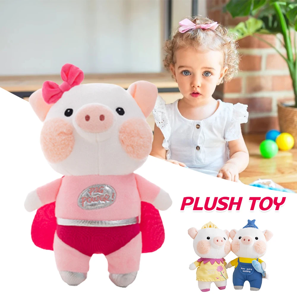 

Набивная игрушка в виде свиньи с героями аниме, мягкая милая детская подушка для сна, украшение для дома, детские подарки на день рождения