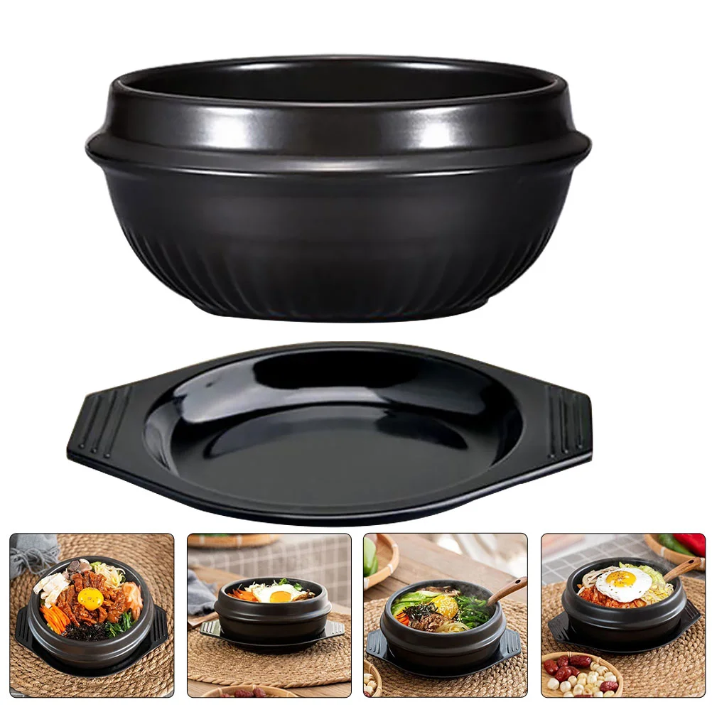 

Pot Soupceramic Lid Bowl Casserole Korean Cast Iron Clay Hot Pan Cookware Pasta Stew Stock Oven Saucepan Delicate Steam Earthen