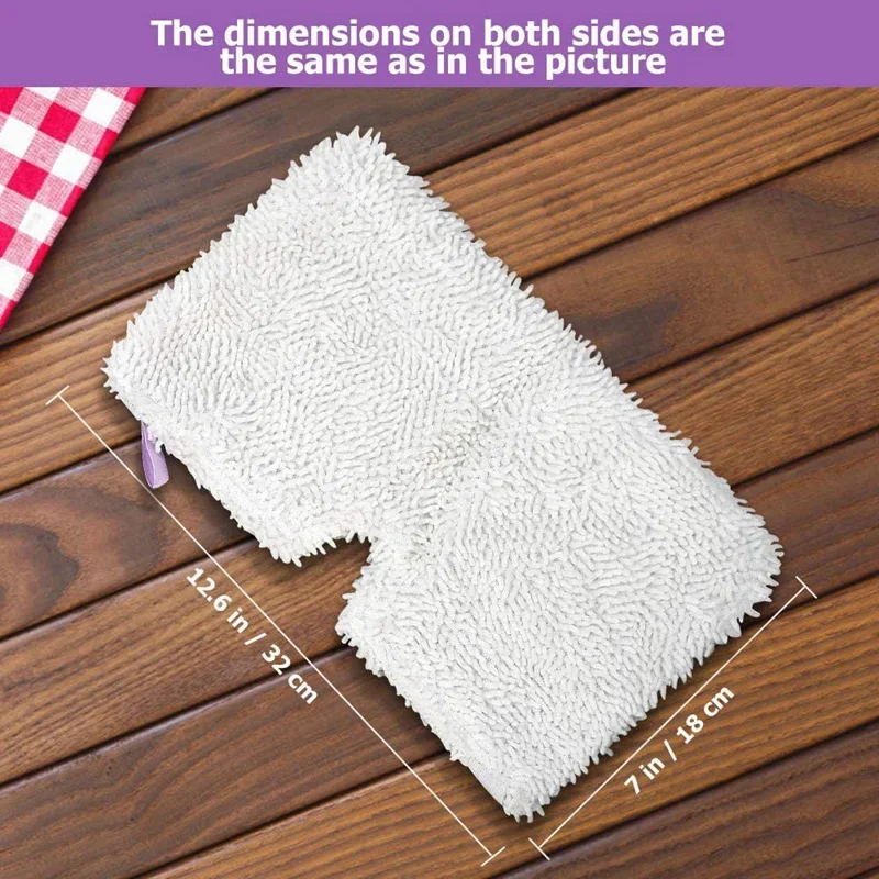 5 PCS Replacement Steam Mop Pads for Shark Compatible with S3500 Series S3550 S3901 S3601 S3501