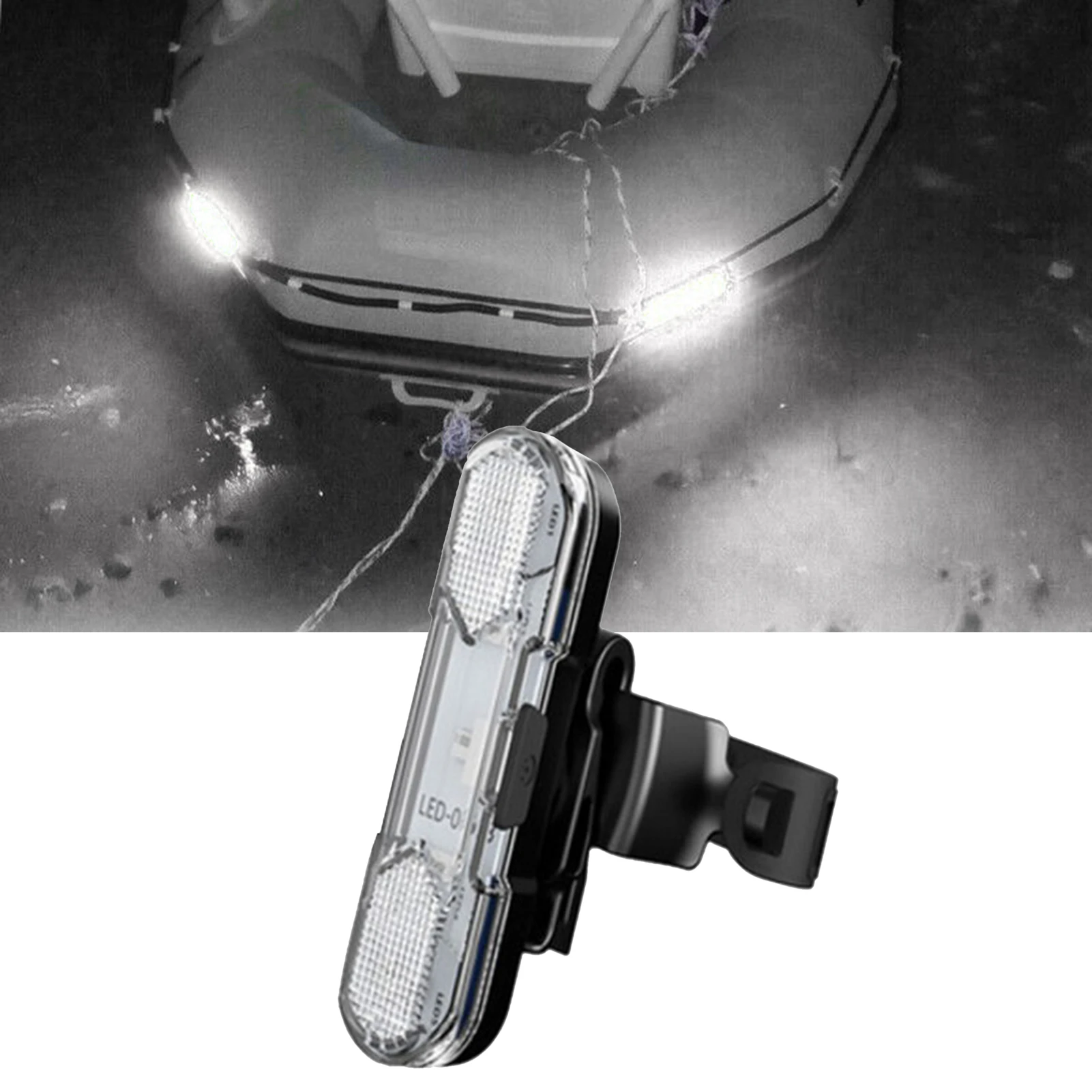 Водонепроницаемые фонари для Каяка светодиодные навигации на батарейках ночные