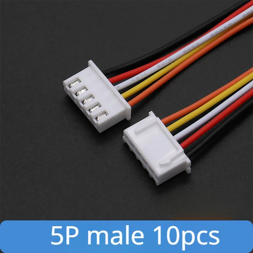 

JST XH2.54 разъем проводочный 2P/3P/4P/5P/6Pin 10см/20см 26AWG