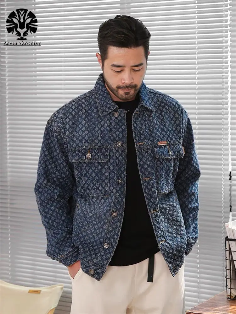 Высококачественная мужская куртка American Cat Paw свободная рабочая одежда в стиле