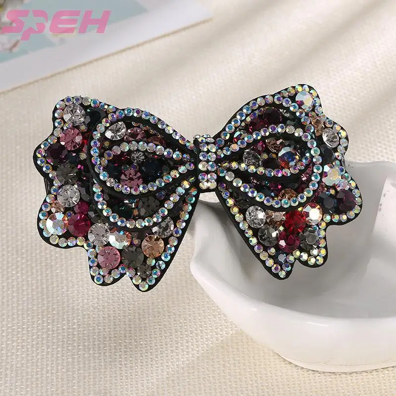 

Не Популярные австралийские Модные женские шпильки для волос со стразами, свадебные аксессуары для волос со стразами и бантом, Шпилька для ...