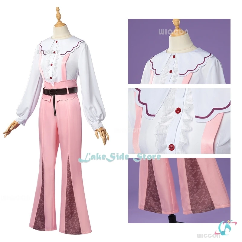 Mizuki Akiyama Косплей Поющие костюмы Game Project Sekai MZK PJSK Розовые брюки для девочек Костюм