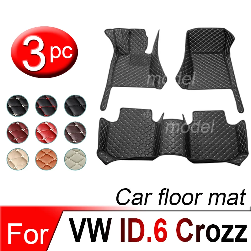 

Автомобильные коврики для VW Volkswagen ID.6 Crozz 2021, оригинальные автомобильные подкладки для ног, интерьерные аксессуары