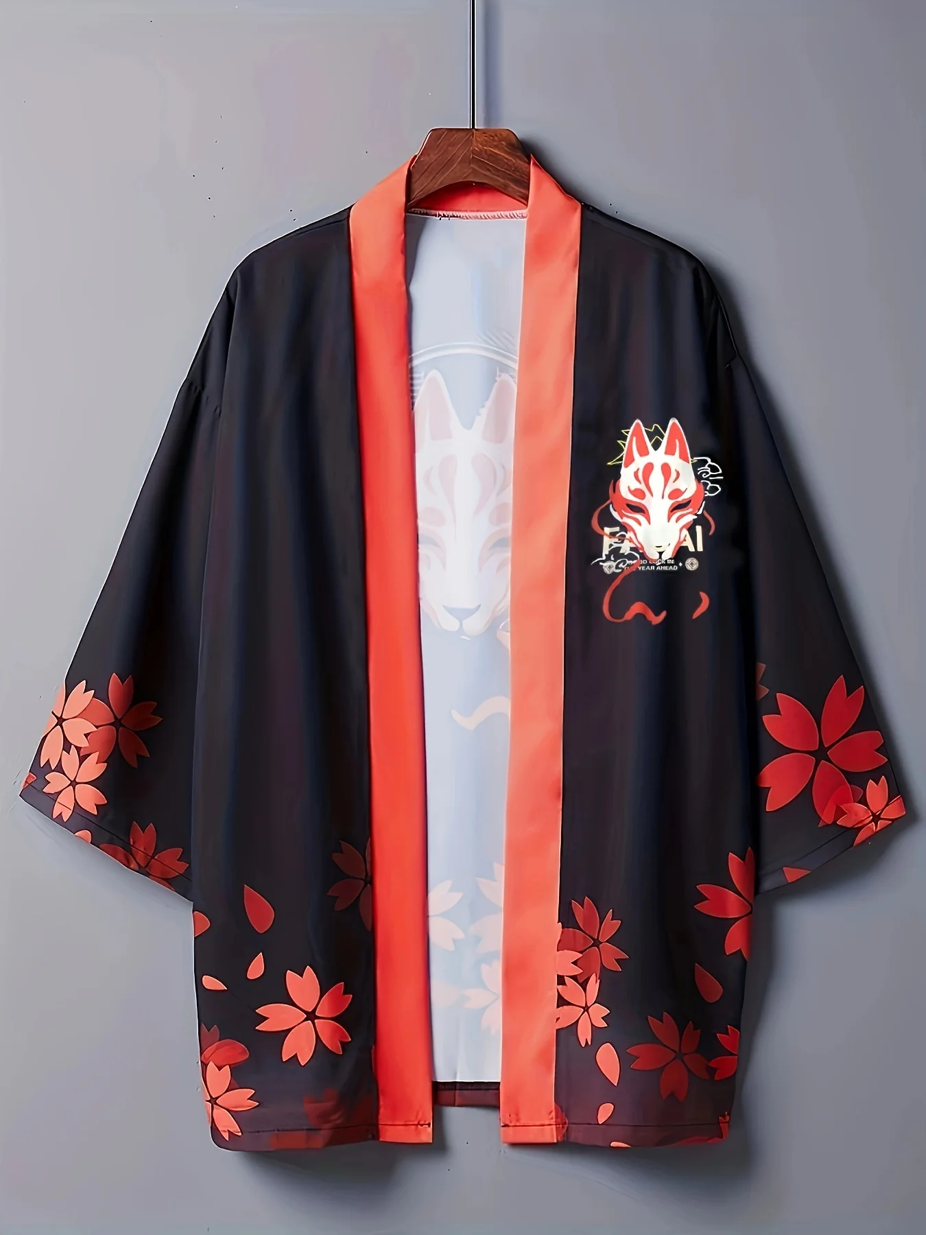 Кимоно для косплея в китайском стиле Yonji Yukata Haori с изображением древней лисы
