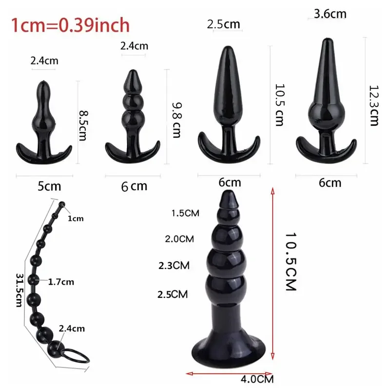 6 шт. Анальная пробка тренировочный комплект сексуальная смазка анальный набор