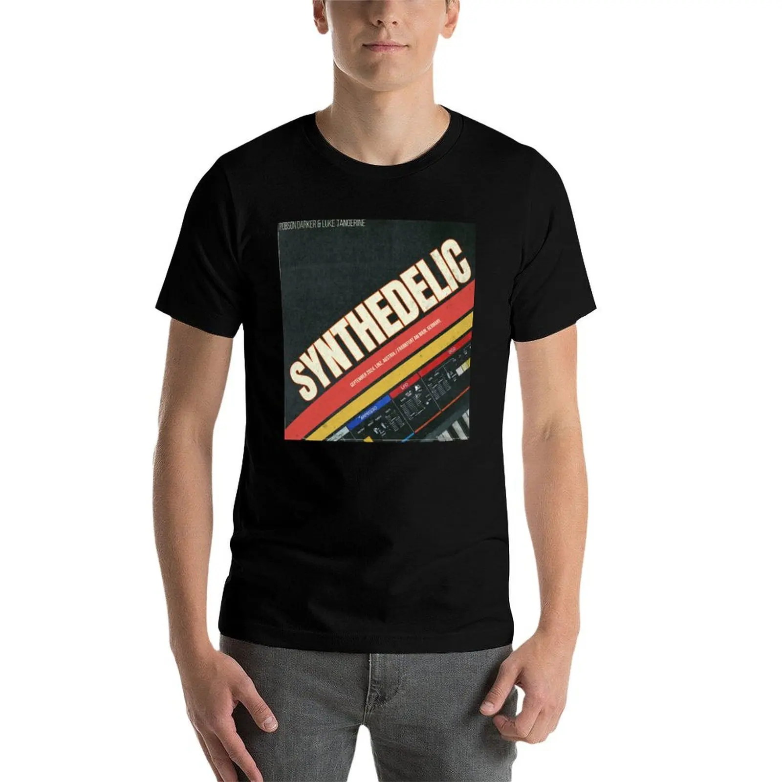 Фото Футболка Synthedelic Merch от Robson Darker & Luke Tangerine, прочная рабочая футболка №4