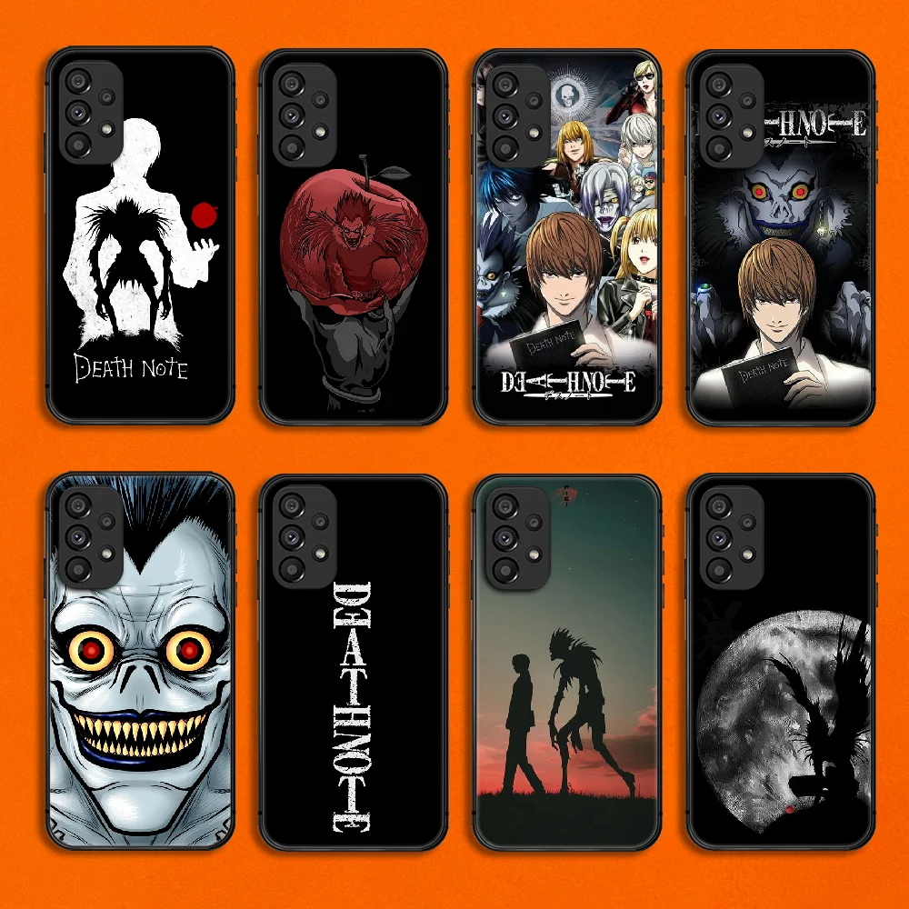

Death Note DN Anime Phone Case Cover For Samsung Galaxy A S Note 8 9 10 12 13 20 21 32 33 50 51 52 53 71 FE Plus Ultra Black