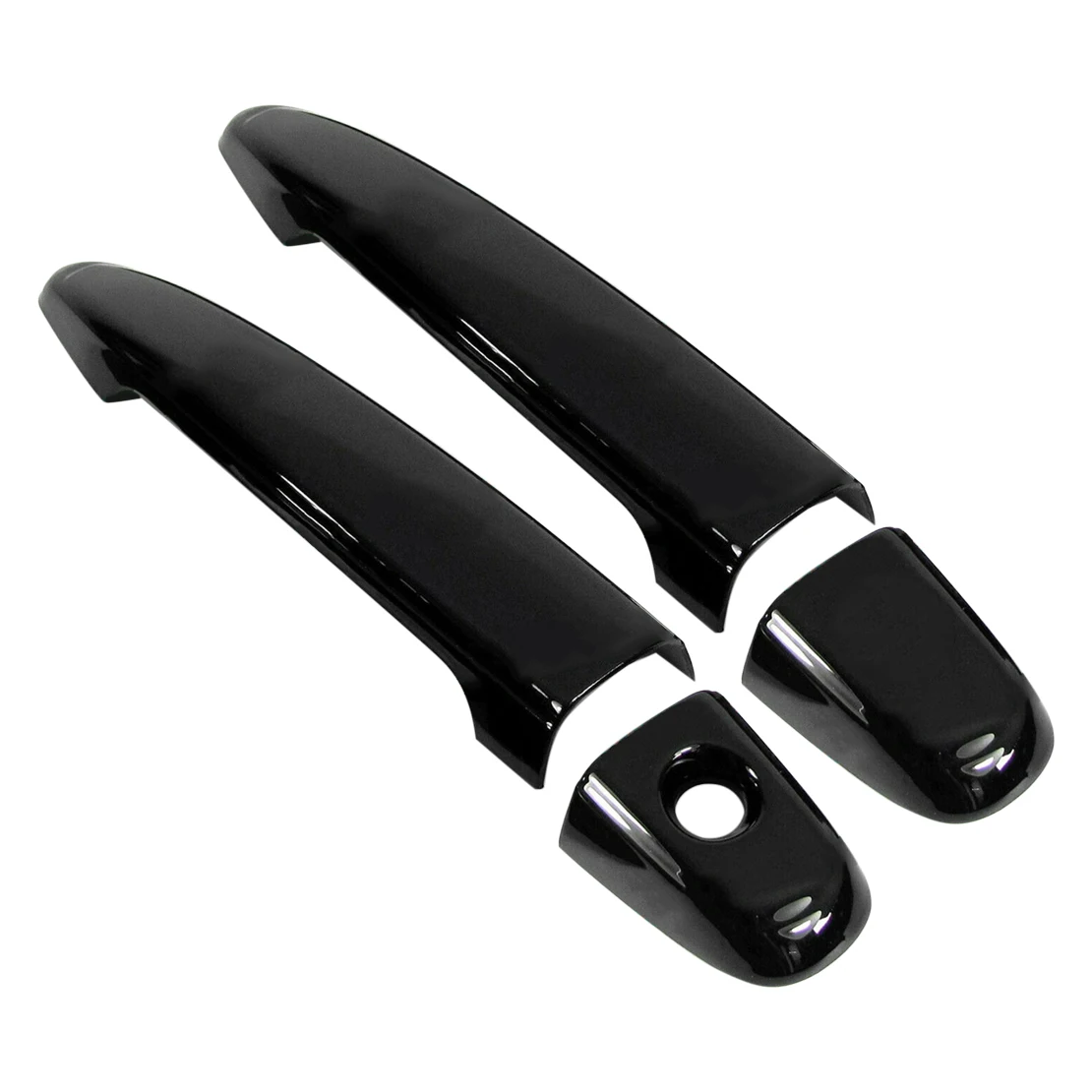 

1 Set Exterior Door Handle Cover Trim Cap Key Hole ABS Fit for Lexus SC430 2002 2003 2004 2005 2006 2007 2008-2010 Glossy Black