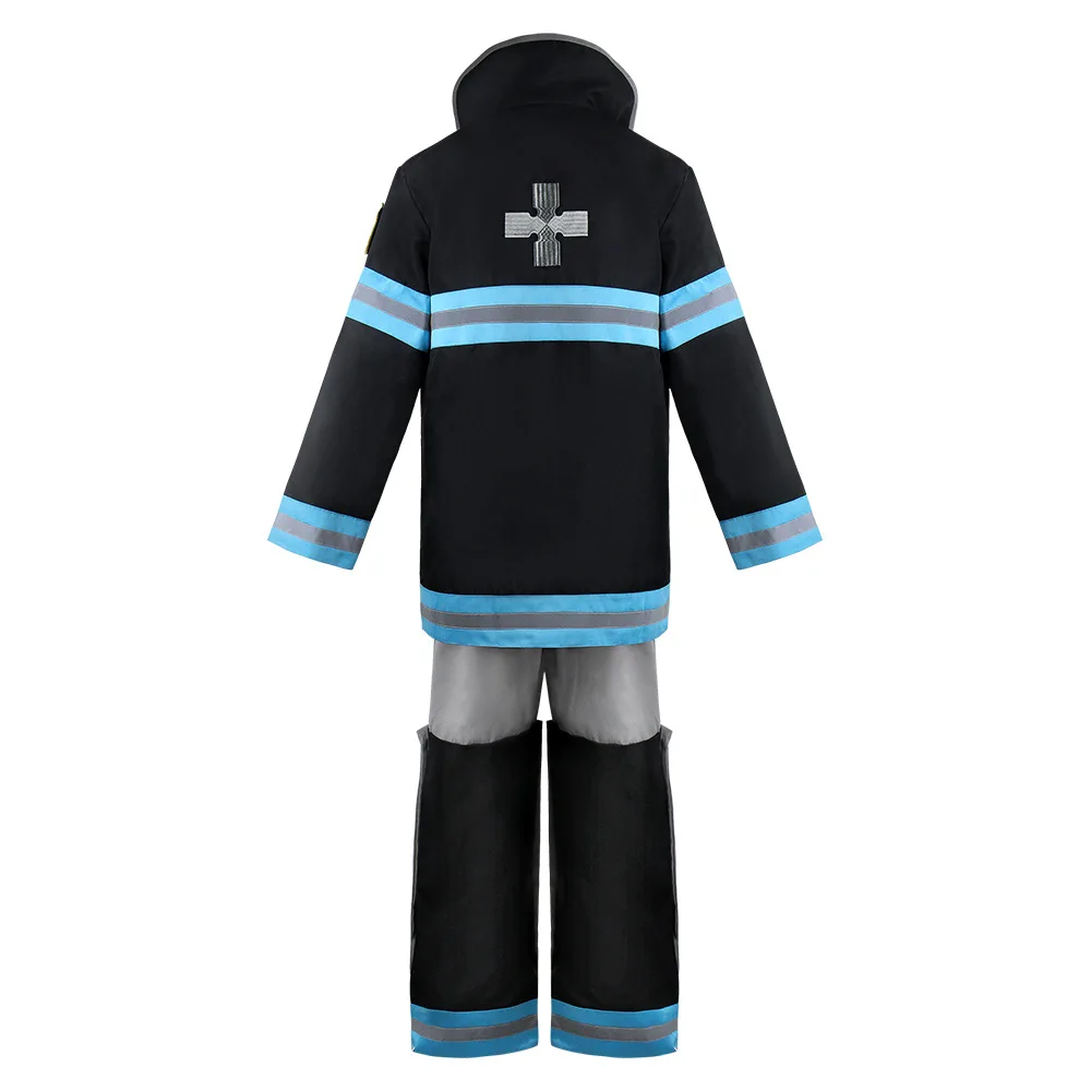 Shinra Kusakabe Costume Coat Pants Jackets Fire Force Cosplay Enen no Shouboutai Brigade Asa Boiru Uniform Men Boy