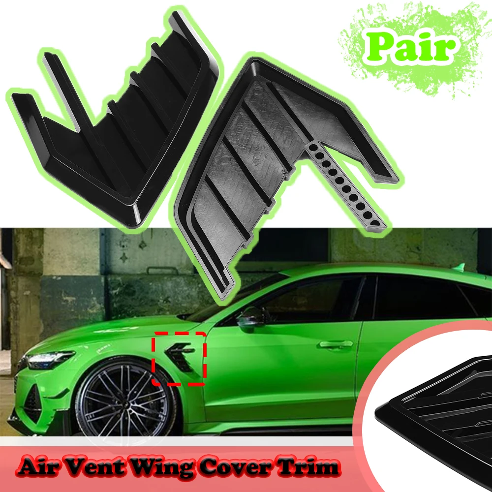 

Universal Car Side Fender Vent Wing Cover Trim Fender Decoration For Mercedes Benz W205 W204 W203 C Class C200 C250 C300 C350