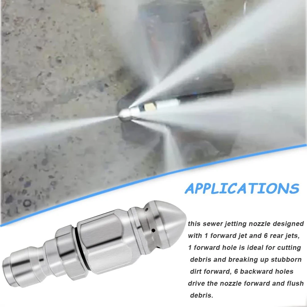 2 шт. насадка для мойки под давлением 1/4 фунт/кв. Дюйм