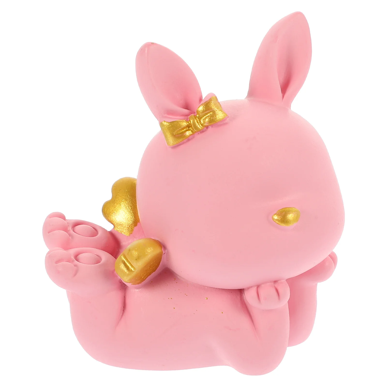 

Rabbit Bunny Figurine Zodiac Resin Figurines Statue Miniature Figure Desktop Year Chinese Decoration Decorations Landscape