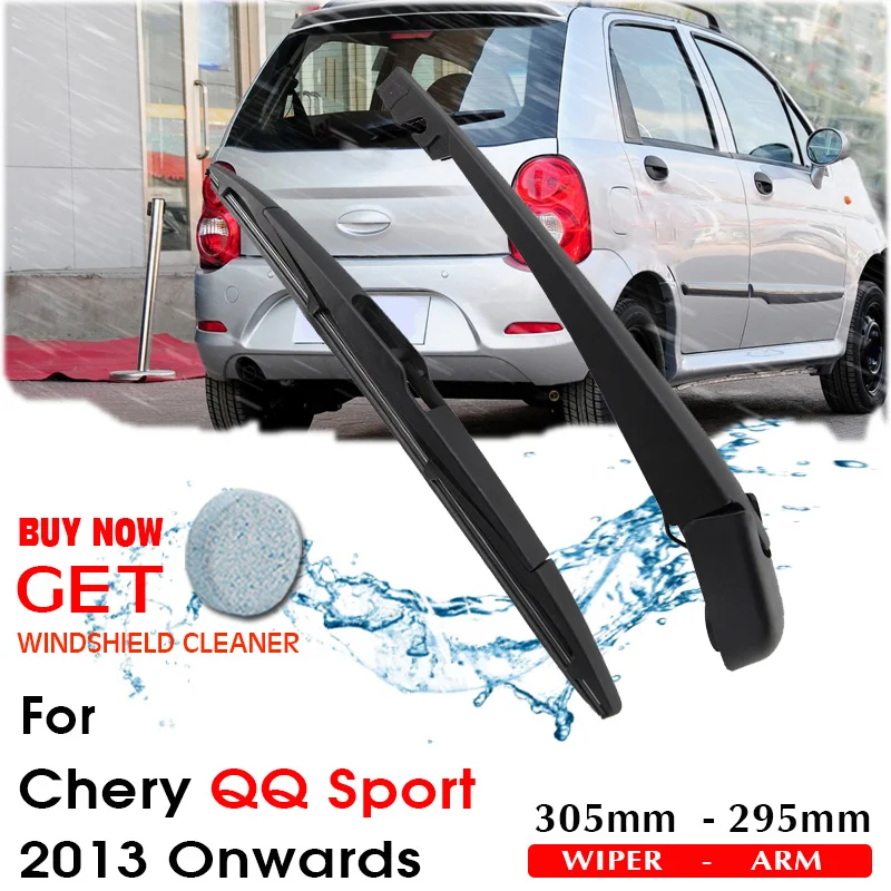

Car Wiper Blade Rear Back Window Windscreen Windshield Wipers For Chery QQ Sport Hatchback 305mm 2013 Onwards Auto Accessories