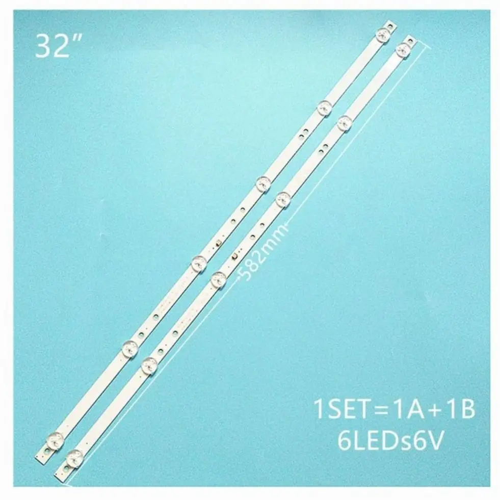 

Backlight LED strip for 32PHS4062 PANASONIC TX-32FR250K 2T-C32ACSA K320WDX A1 A2 AB Type 4708-K320WD-A2113N01 A1113N11