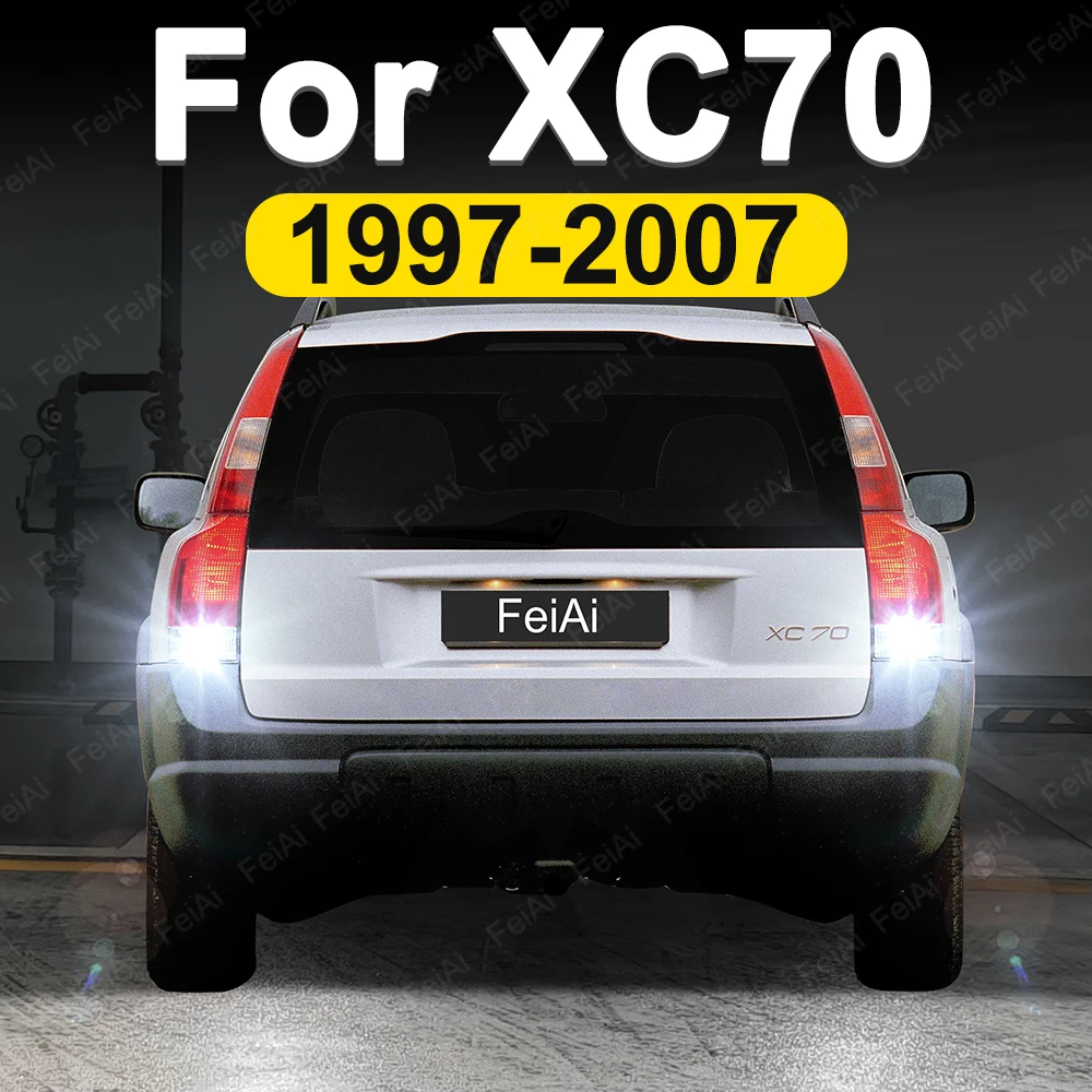 

Для Volvo XC70 1 светодиодные фонари заднего хода 1-го поколения MK1 XC70 аксессуары 1997-2007 2006 2005 2004 2003 2002 2001 резервный фонарь заднего хода