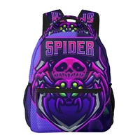 casual new simple women backpack for teenage travel shoulder bag cool spider