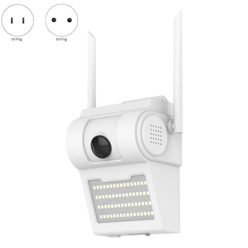 

1080P HD умная Водонепроницаемая беспроводная IP-камера с Wi-Fi + настенный светильник для домашней безопасности, умный светильник, камера видеона...