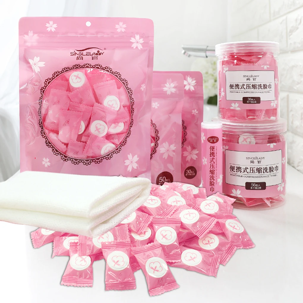 

Single Use Towels Screen Nonwoven Care Napkin Makeup Remover One-time Candy Moistened Tissues Camping Home 18*25cm
