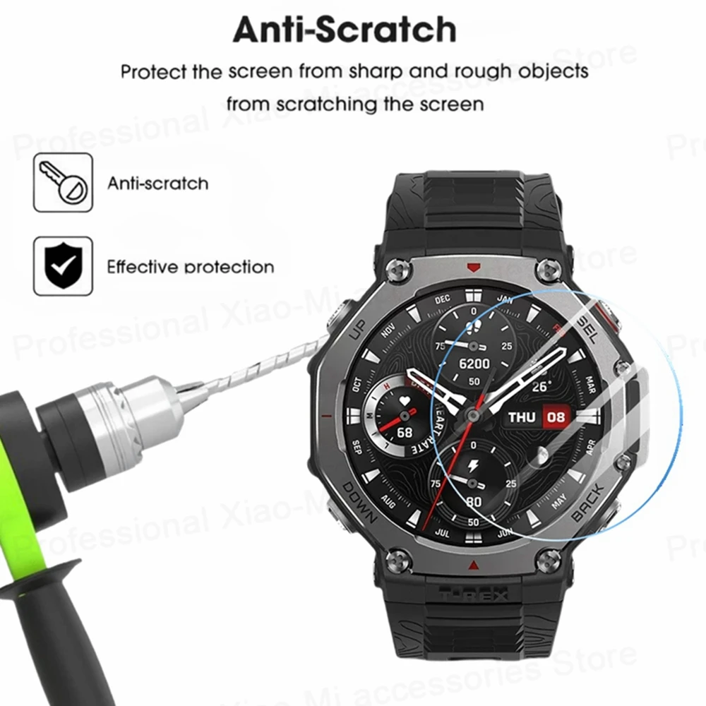 Закаленное стекло для Amazfit T-rex 3 2 Ultra Pro