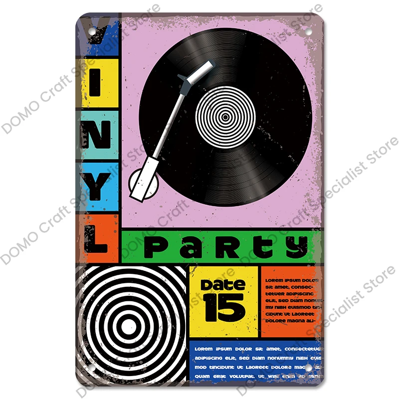 Винтажный металлический постер в стиле рок жестяные знаки металлические