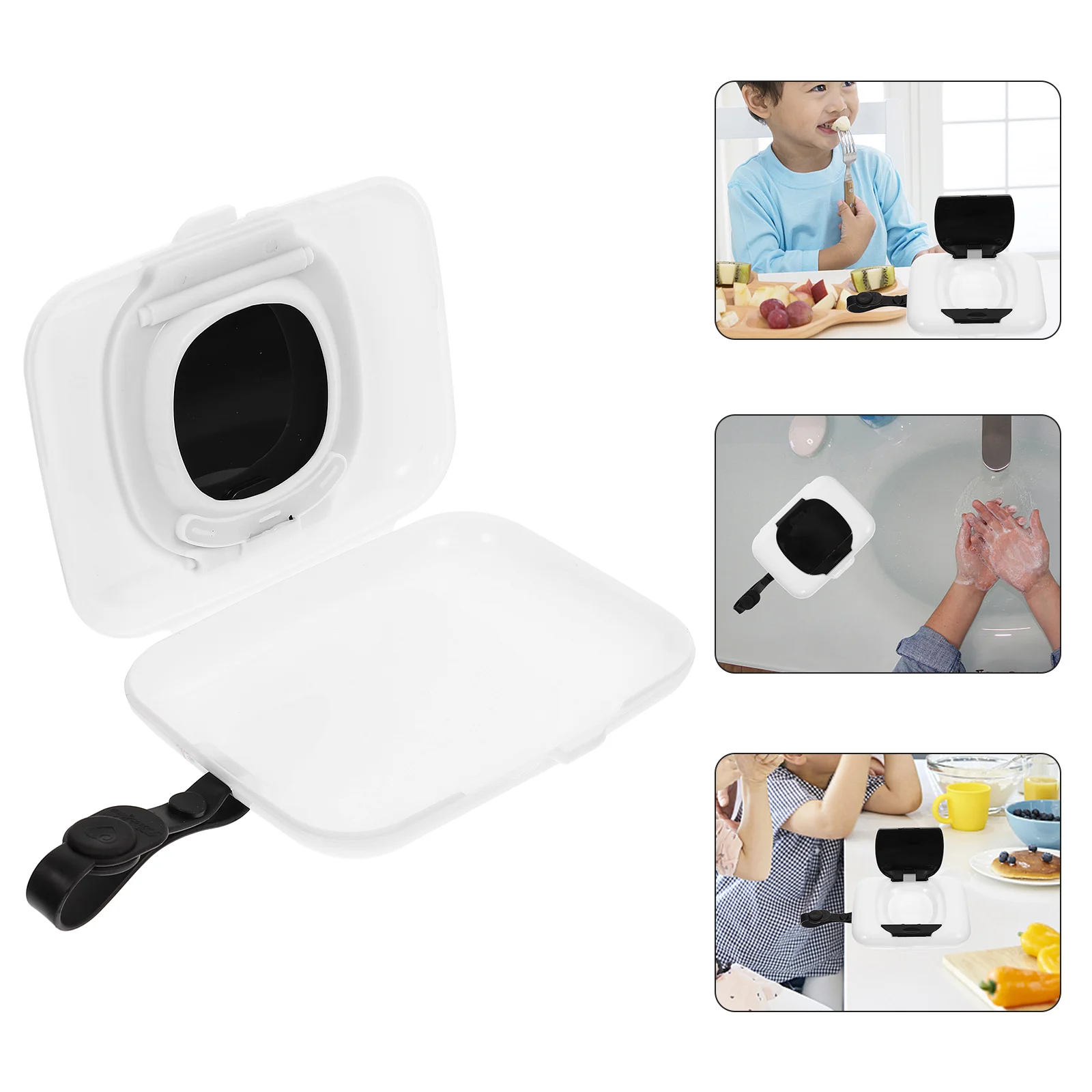 

Box Wipe Tissue Dispensercontainer Handheld Parent Portable Convenient Outdoor Infant Travel Storage Baby Wet