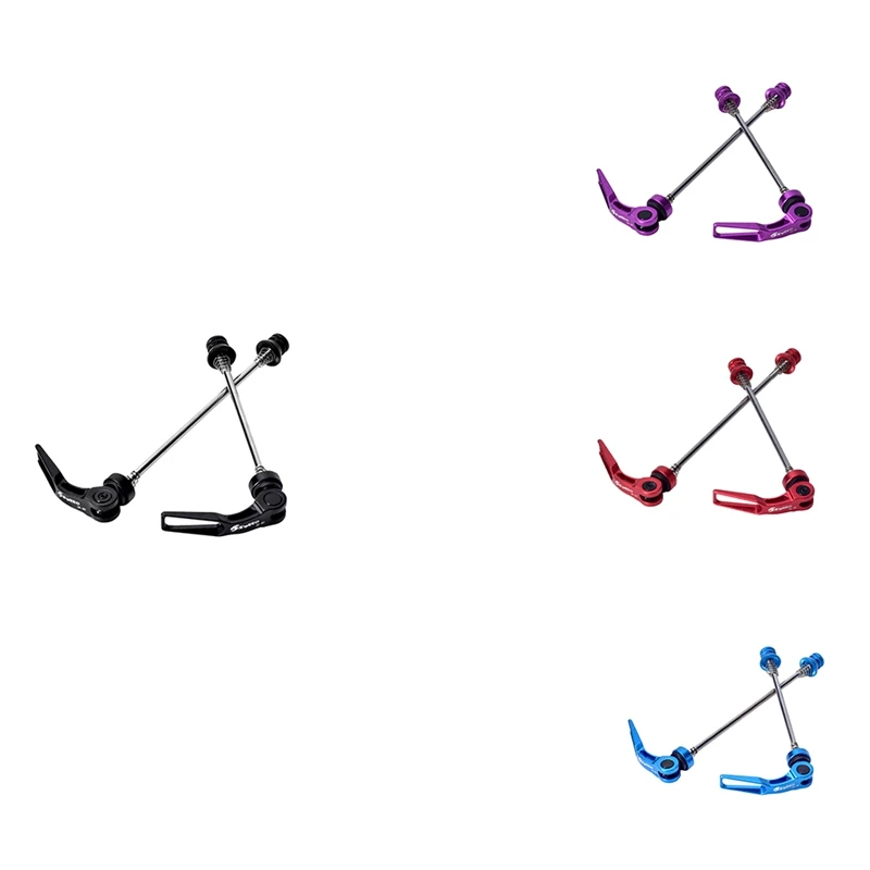 

SWTXO QR Quick Release MTB Bike Bicycle Hub Skewers Lever Aluminum Alloy Bike Parts For Front 100Mm Rear 135Mm