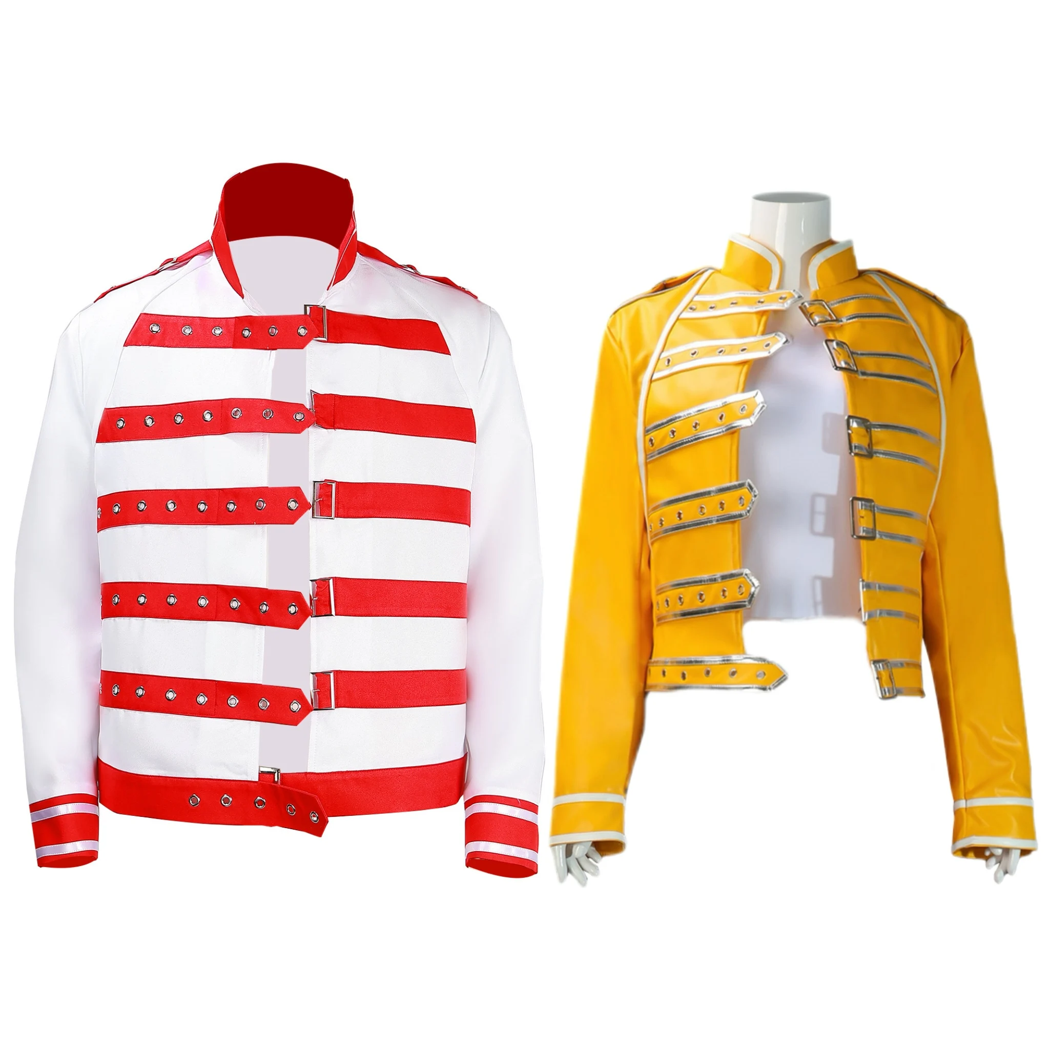 Фредди Косплей Костюм Меркурия Disfraz Рок-группа Фантазия Куртка Хэллоуин