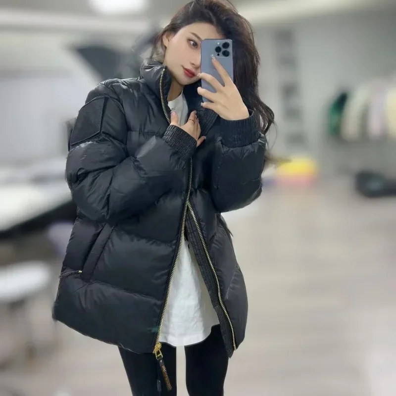 MO * SE KNUCKL S однотонная ветрозащитная укороченная пуховая куртка унисекс зимний