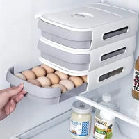 egg storage box refrigerator fresh egg anti collision thickened large capacity eggs tray organizer case kitchen accessories